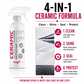 SansZo Ceramic Waterless 4-in-1 formula cleans, shines, seals and protects in one spray and wipe step.