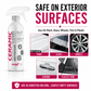 SansZo Ceramic Waterless is suitable for paint, glass, wheels, chrome, plastic and trim when used as directed.