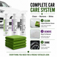 Complete SansZo car care system to clean vehicle surfaces, remove bugs and tar, and shine tires.