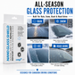 SansZo Nano Glass-Shield all-season windshield treatment for rain, snow, slush, road grime and Canadian driving conditions.