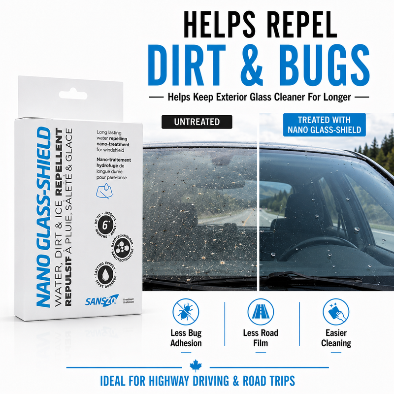 SansZo Nano Glass-Shield | Rain Repellent Windshield Treatment & Glass Protection use case 2