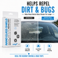 SansZo Nano Glass-Shield helps reduce dirt, bugs and road grime adhesion on exterior automotive glass.