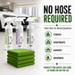 SansZo no hose car detailing kit for condos, apartments, garages and quick vehicle cleaning.