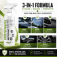 SansZo Original Waterless Car Wash cleans, waxes and protects vehicle surfaces in one easy step without a hose