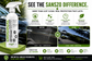 Waterless car wash results showing cleaner shinier and protected vehicle surfaces with SansZo Original Waterless