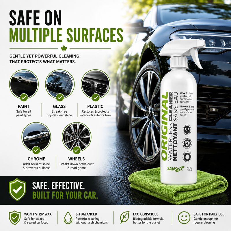 SansZo Original Waterless Car Wash & Wax Spray (20 oz) use case 3